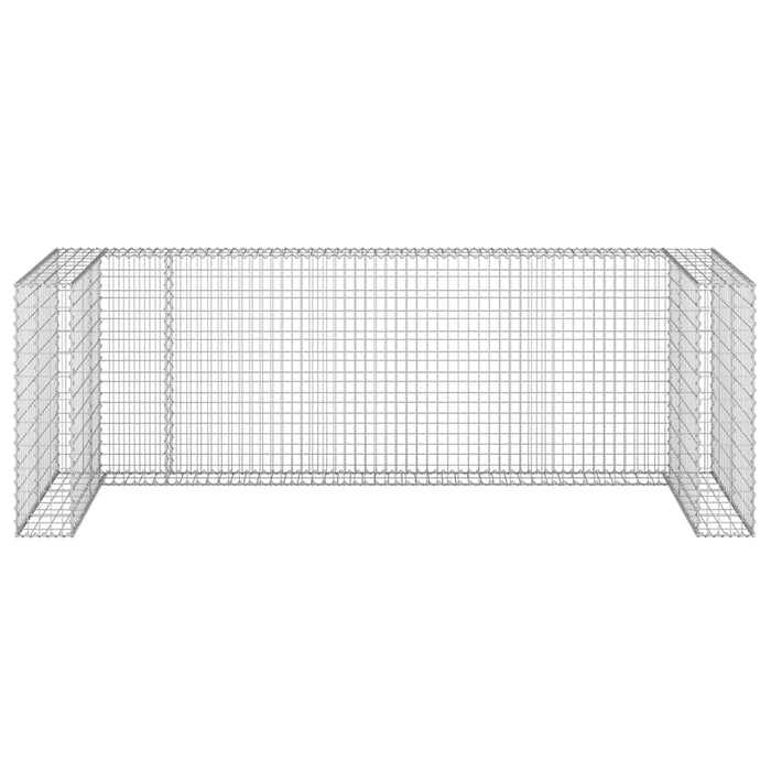 Perete gabion pentru pubele, 325x100x110 cm, oțel galvanizat - WALTI WALTI