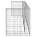 Perete gabion pentru pubele, 325x100x110 cm, oțel galvanizat - WALTI WALTI