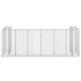 Perete gabion pentru pubele, 325x100x110 cm, oțel galvanizat - WALTI WALTI