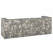 Perete gabion pentru pubele, 325x100x110 cm, oțel galvanizat - WALTI WALTI
