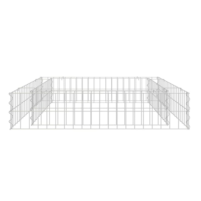 Strat înălțat de gabion, 100x100x20 cm, oțel galvanizat - WALTI WALTI