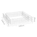 Strat înălțat de gabion, 100x100x20 cm, oțel galvanizat - WALTI WALTI