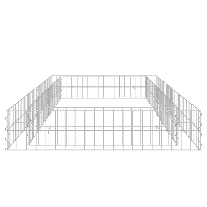 Strat înălțat de gabion, 200x100x20 cm, oțel galvanizat - WALTI WALTI