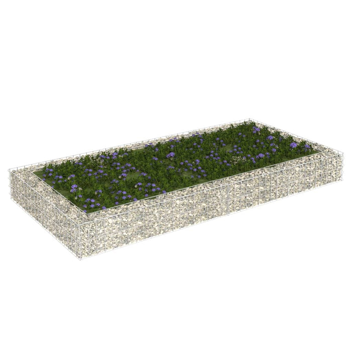 Strat înălțat de gabion, 200x100x20 cm, oțel galvanizat - WALTI WALTI