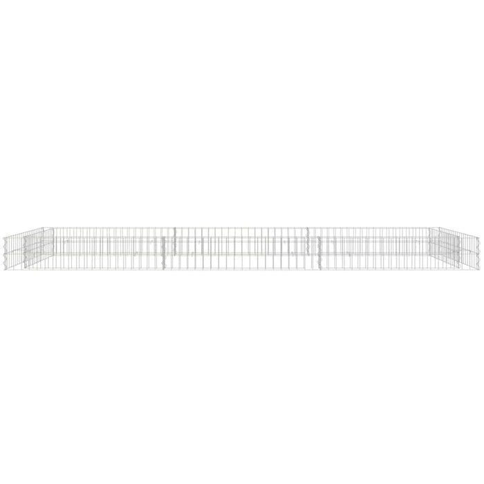 Strat înălțat de gabion, 300x100x20 cm, oțel galvanizat - WALTI WALTI
