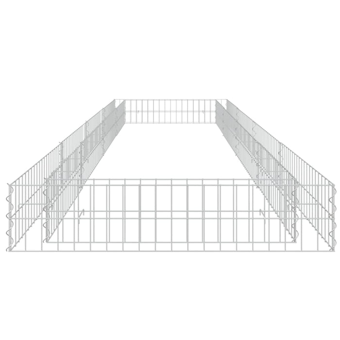 Strat înălțat de gabion, 400x100x20 cm, oțel galvanizat - WALTI WALTI