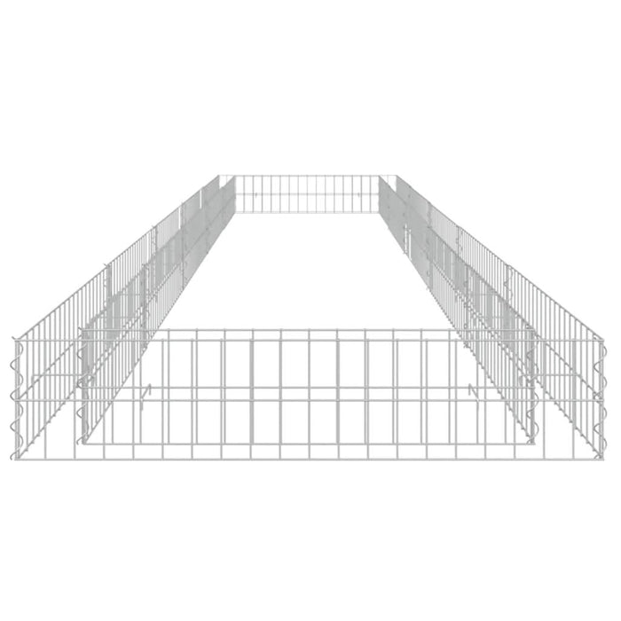 Strat înălțat de gabion, 500x100x20 cm, oțel galvanizat - WALTI WALTI