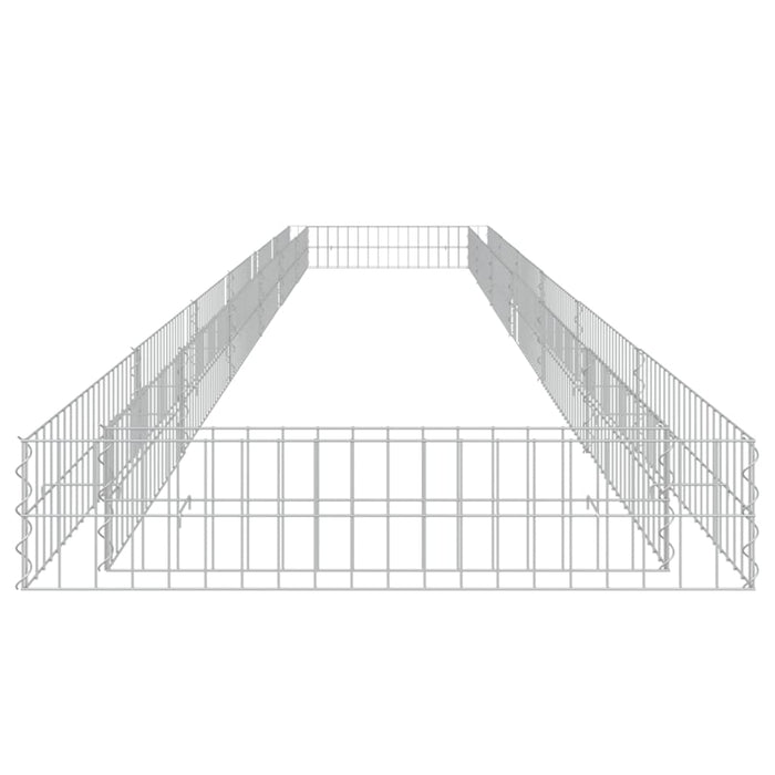 Strat înălțat de gabion, 600x100x20 cm, oțel galvanizat - WALTI WALTI