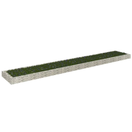 Strat înălțat de gabion, 600x100x20 cm, oțel galvanizat - WALTI WALTI