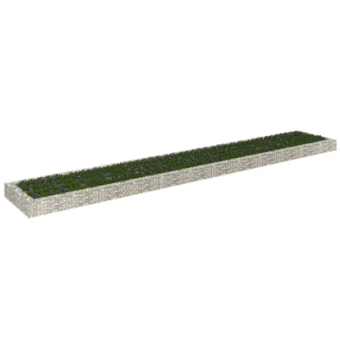 Strat înălțat de gabion, 600x100x20 cm, oțel galvanizat - WALTI WALTI