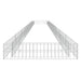 Strat înălțat de gabion, 800x100x20 cm, oțel galvanizat - WALTI WALTI