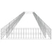 Strat înălțat de gabion, 1000x100x20 cm, oțel galvanizat - WALTI WALTI