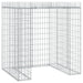 Perete gabion pentru pubela gunoi 110x91x120 cm fier galvanizat - WALTI WALTI