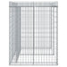 Perete gabion pentru pubela gunoi 192x91x120 cm fier galvanizat - WALTI WALTI
