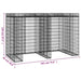 Perete gabion pentru pubela gunoi 192x91x120 cm fier galvanizat - WALTI WALTI