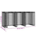 Perete gabion pentru pubela gunoi 270x91x120 cm fier galvanizat - WALTI WALTI
