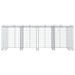 Perete gabion pentru pubela gunoi 350x91x120 cm fier galvanizat - WALTI WALTI