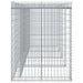Perete gabion pentru pubela gunoi 350x91x120 cm fier galvanizat - WALTI WALTI
