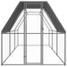Coteț de exterior pentru păsări, 2x6x2 m, oțel zincat - WALTI WALTI