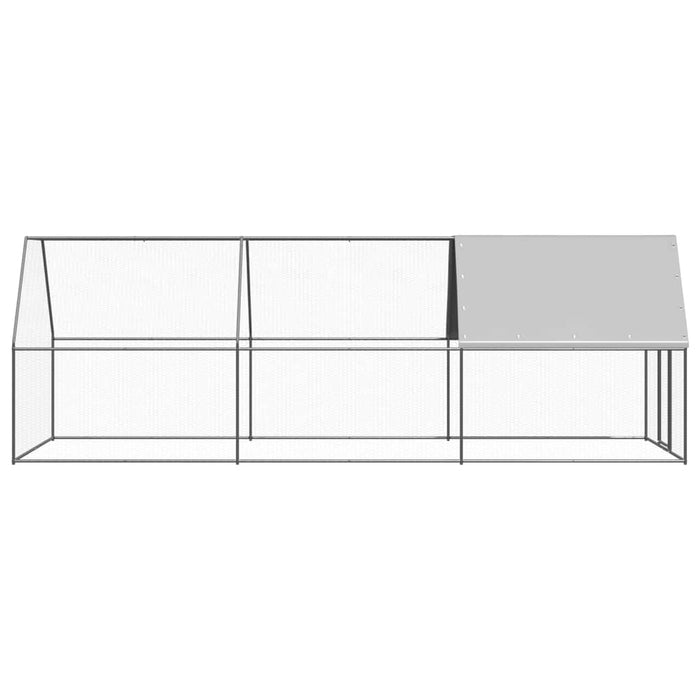 Coteț de exterior pentru păsări, 2x6x2 m, oțel zincat - WALTI WALTI