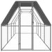 Coteț de exterior pentru păsări, 2x8x2 m, oțel zincat - WALTI WALTI
