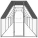 Coteț de exterior pentru păsări, 2x12x2 m, oțel zincat - WALTI WALTI