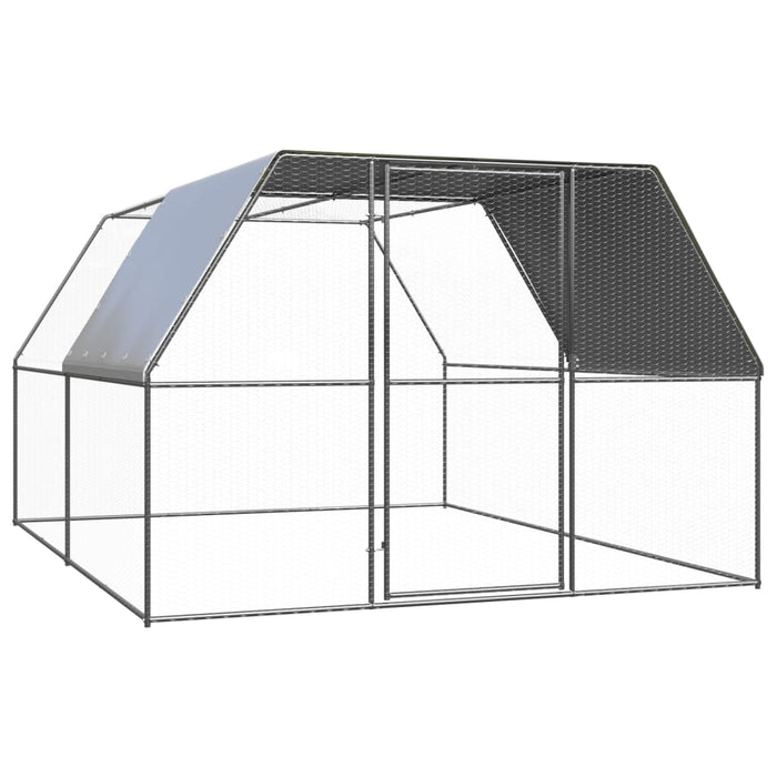 Coteț de păsări pentru exterior, 3x4x2 m, oțel zincat - WALTI WALTI