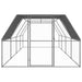 Coteț de păsări pentru exterior, 3x8x2 m, oțel zincat - WALTI WALTI