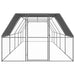 Coteț de păsări pentru exterior, 3x10x2 m, oțel zincat - WALTI WALTI