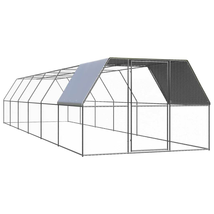 Coteț de păsări pentru exterior, 3x12x2 m, oțel zincat - WALTI WALTI