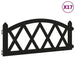 Borduri de gazon, 17 buc., negru, 10 m, PP - WALTI WALTI
