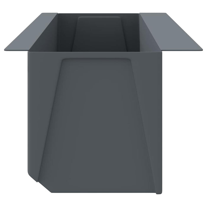 Cutii de flori pentru europaleți 12 buc. gri 36x13,5x9,5 cm PP WALTI