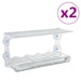 Hrănitoare păsări pentru fereastră 2 buc. 30x12x15 cm acril - WALTI WALTI