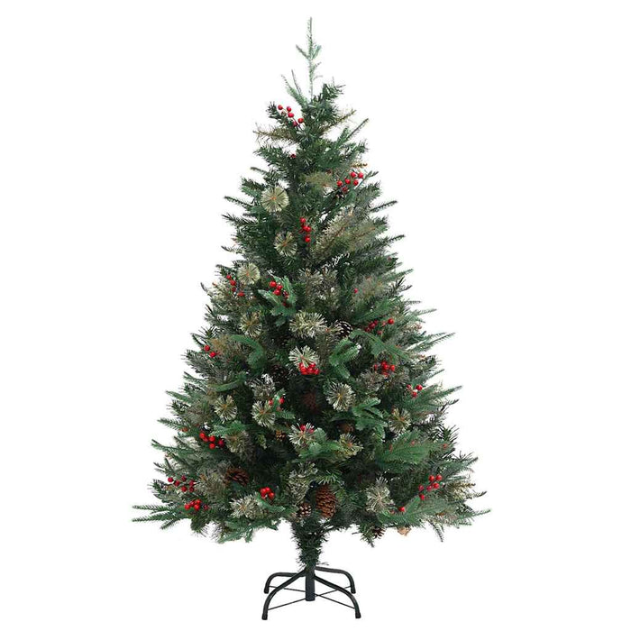Brad de Crăciun cu conuri de pin, verde, 120 cm, PVC&PE WALTI