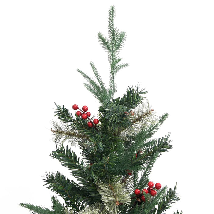 Brad de Crăciun cu conuri de pin, verde, 150 cm, PVC&PE - WALTI WALTI
