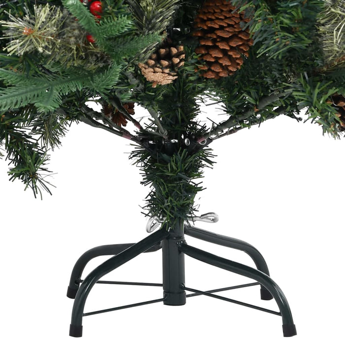 Brad de Crăciun cu conuri de pin, verde, 150 cm, PVC&PE - WALTI WALTI