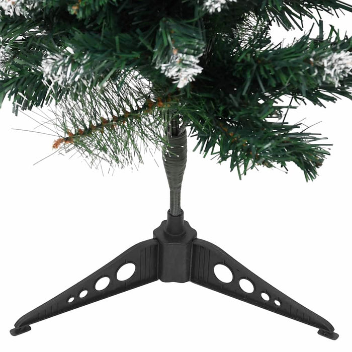 Brad de Crăciun artificial cu suport verde și alb 60 cm PVC WALTI
