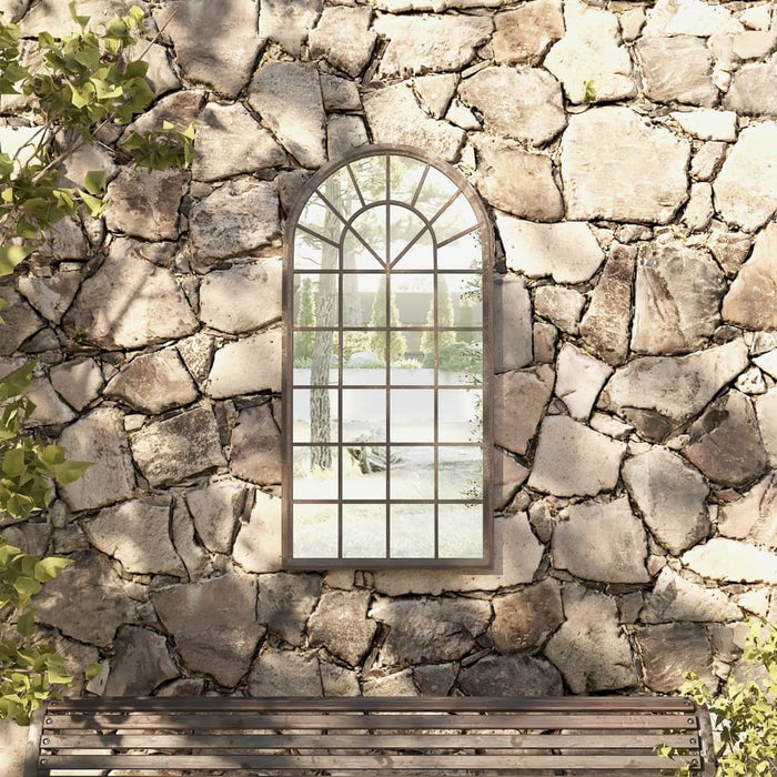 Oglindă de grădină, nisipiu, 90x45 cm, fier, pentru uz exterior - WALTI WALTI