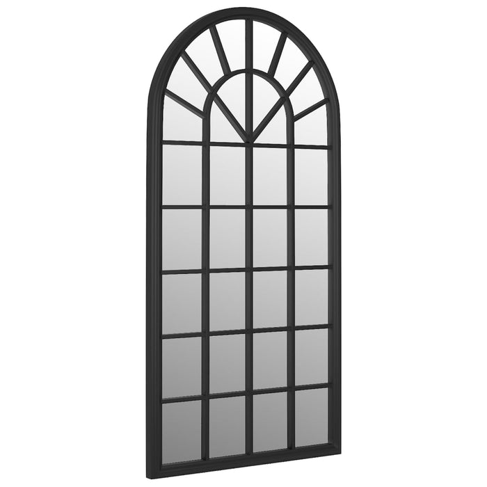 Oglindă de grădină, negru, 90x45 cm, fier, pentru uz exterior - WALTI WALTI