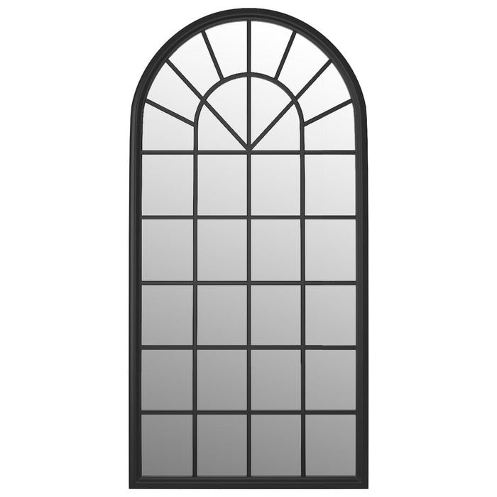 Oglindă de grădină, negru, 90x45 cm, fier, pentru uz exterior - WALTI WALTI