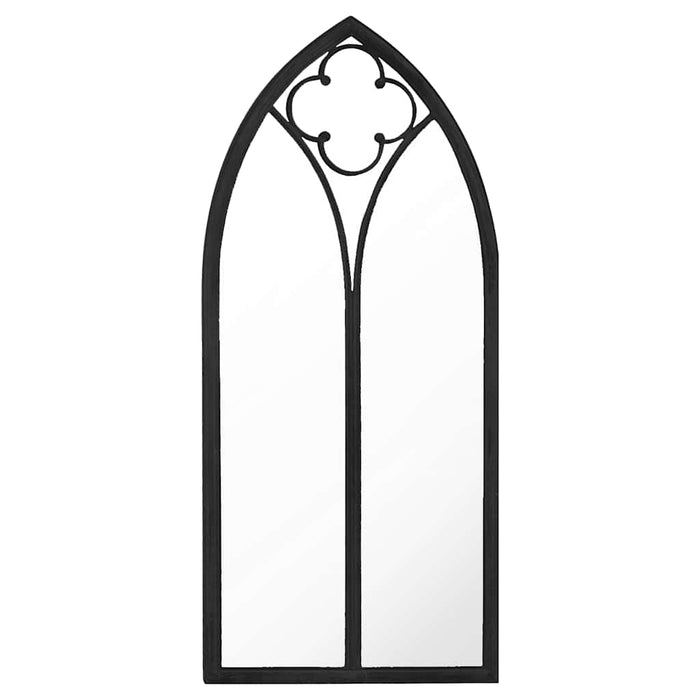 Oglindă de grădină, negru, 100x45 cm, fier, uz exterior - WALTI WALTI