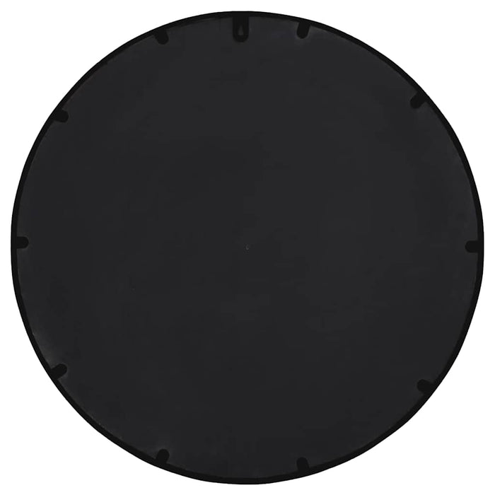 Oglindă de grădină rotundă, negru, 40x4 cm, fier, uz exterior - WALTI WALTI
