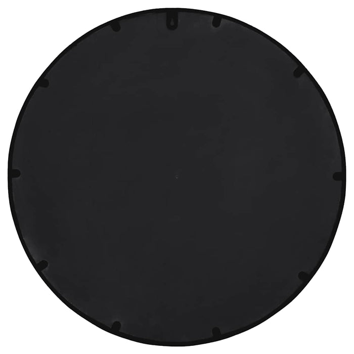 Oglindă de grădină rotundă, negru, 60x4 cm, fier, uz exterior - WALTI WALTI