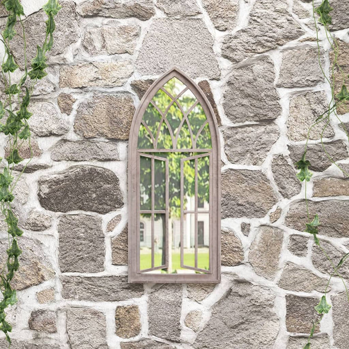 Oglindă de grădină, nisipiu, 70x30 cm, fier, uz exterior - WALTI WALTI
