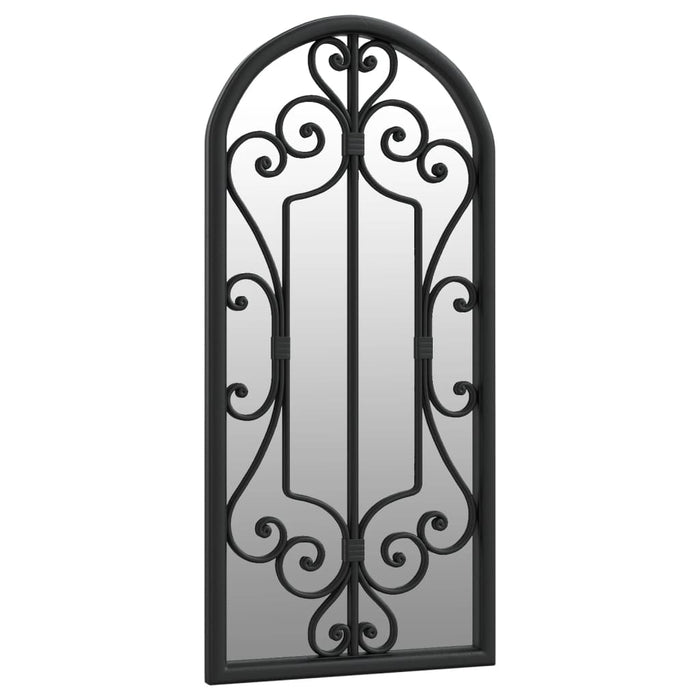 Oglindă de grădină, negru, 100x45 cm, fier, uz exterior - WALTI WALTI