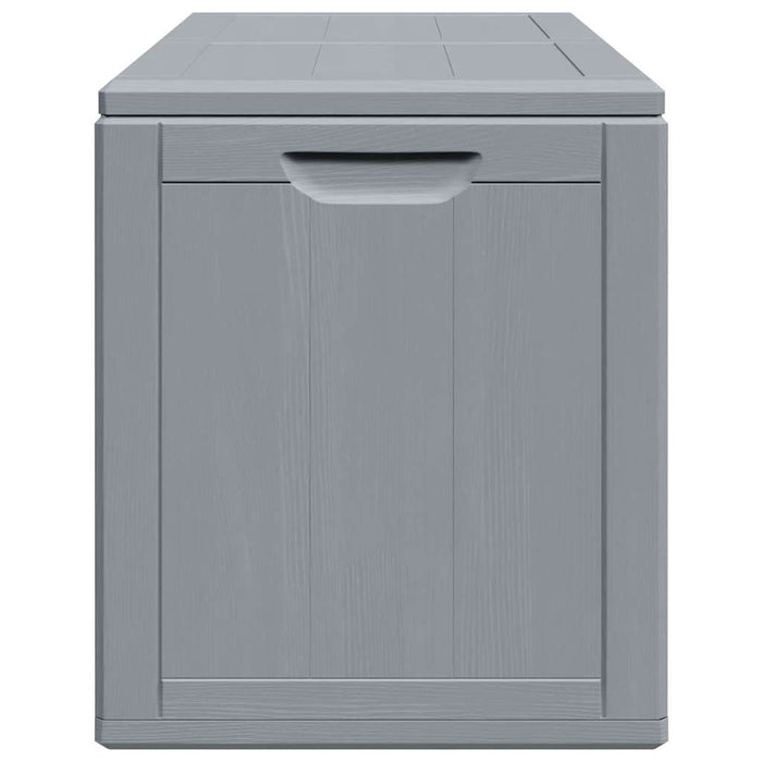 Cutie de depozitare pentru grădină, gri, 180L, aspect de lemn din PP - WALTI WALTI