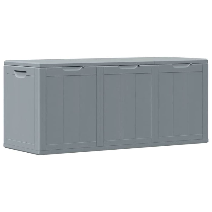 Cutie de depozitare pentru grădină, gri, 270L, aspect de lemn din PP - WALTI WALTI