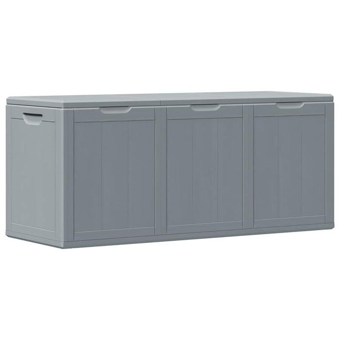 Cutie de depozitare pentru grădină, gri, 270L, aspect de lemn din PP - WALTI WALTI