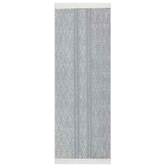 Covor, gri deschis, 100x300 cm, bumbac WALTI