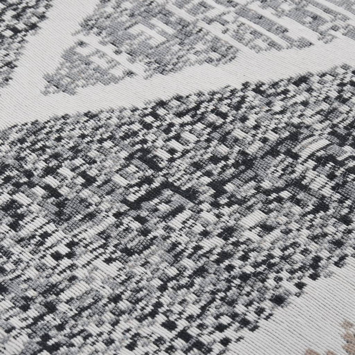 Covor, negru și gri, 120x180 cm, bumbac - WALTI WALTI